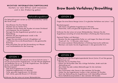 LASH & BROW BOMB Pack (Lotion 1,2 & 3) / 15ml je Packung