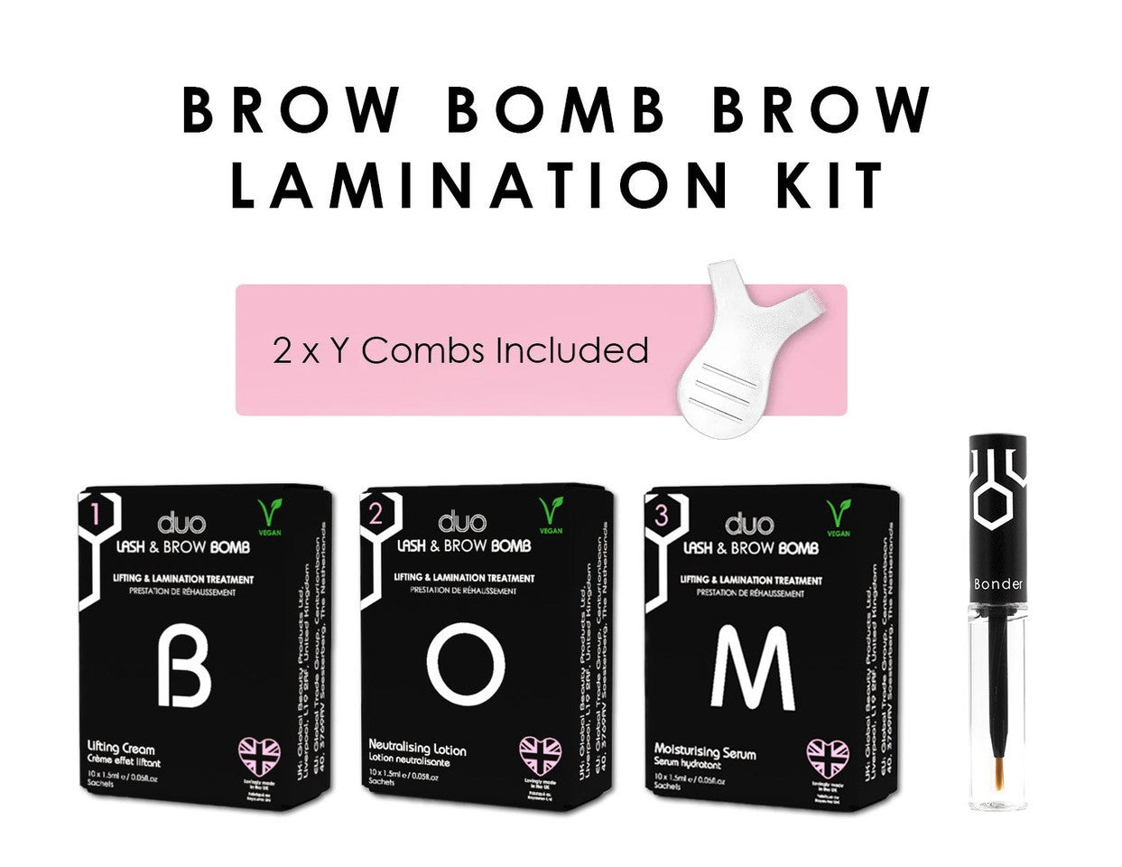 BROW BOMB - Speed Browlifting SET /15ml je Packung