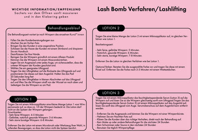 LASH & BROW BOMB Pack (Lotion 1,2 & 3) / 15ml je Packung