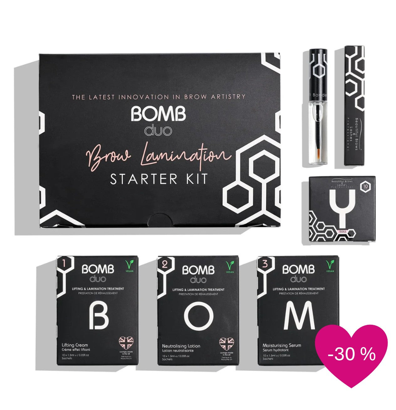 BROW BOMB - Speed Browlifting SET /15ml je Packung